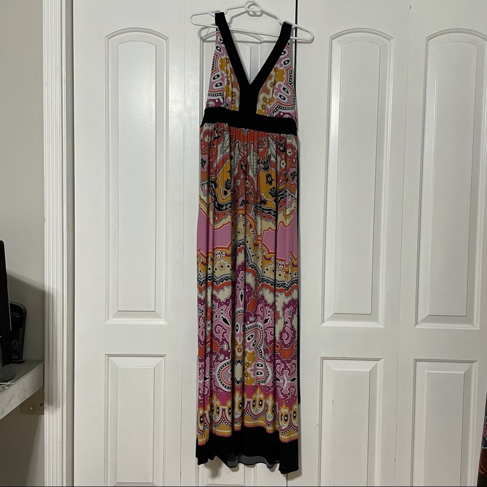 ECI paisley maxi dress